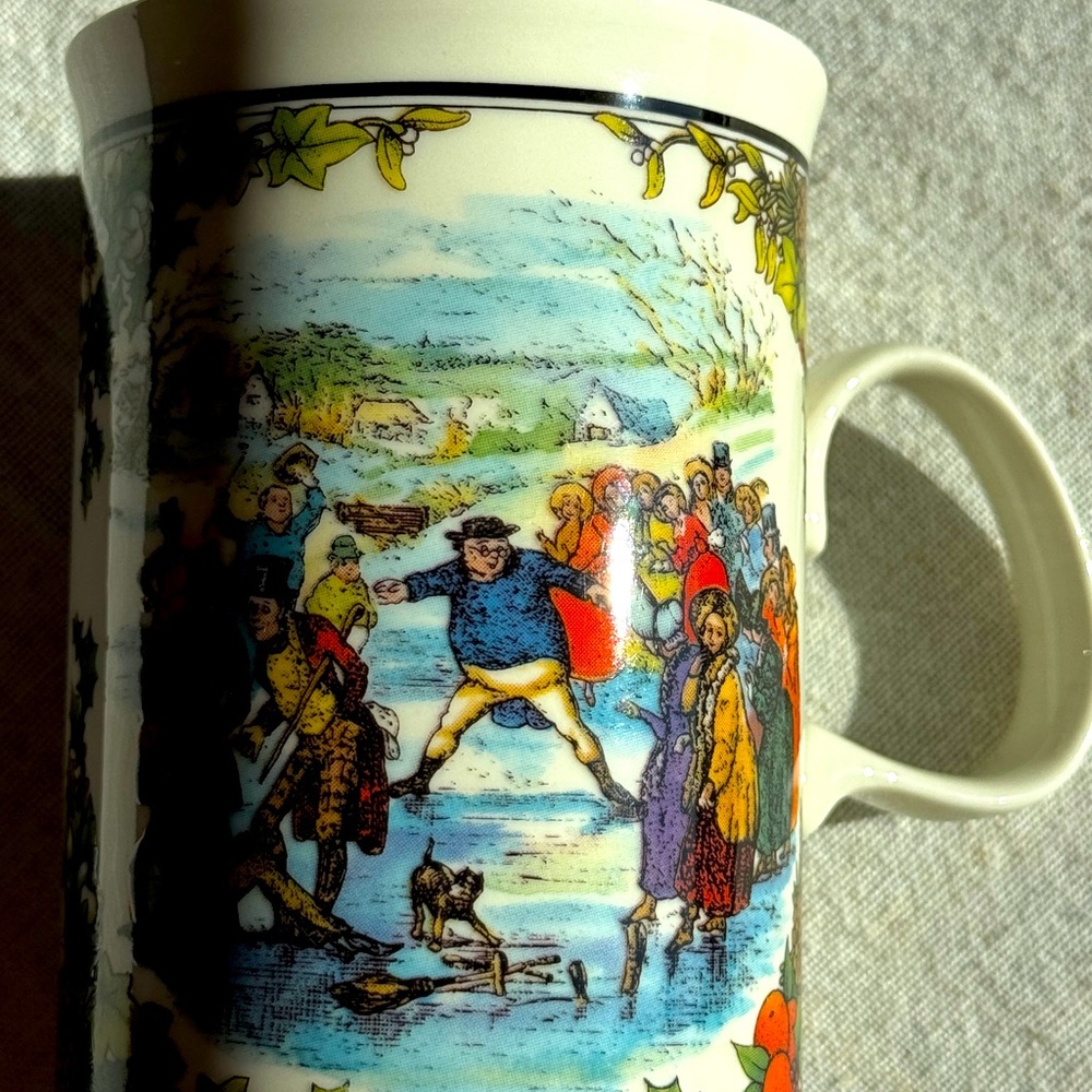 Pickwick Papers Mug Vintage Victorian mugs Charles Dickens collectors book mugs